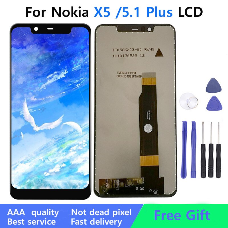 X5/5.1 Plus LCD, Nokia X5 LCD ÷ TA-1120 TA..